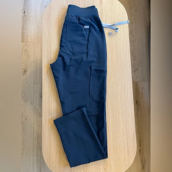 FIGS Navy High Waisted Yola Skinny ST - Picture 3 of 9